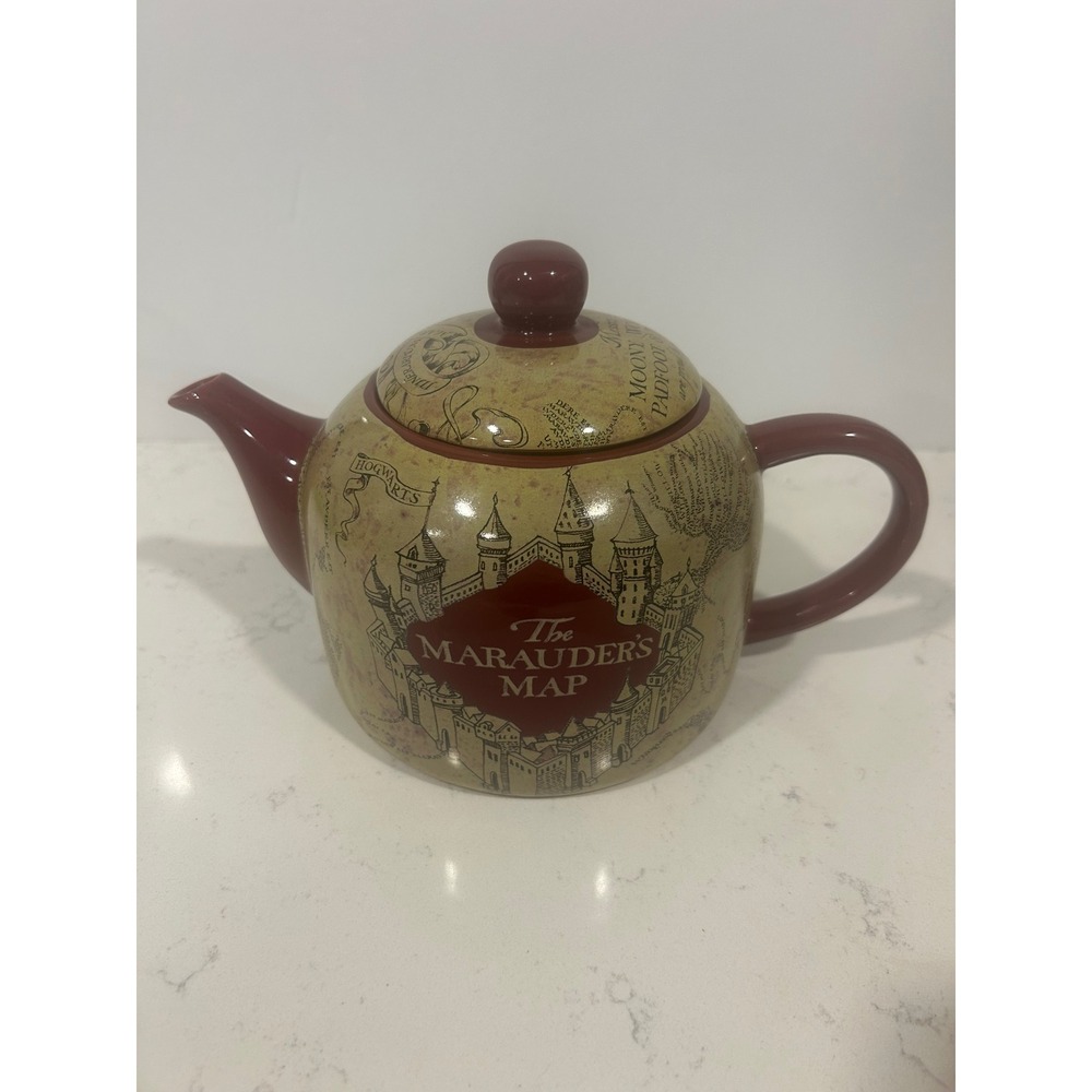 Harry Potter Marauders Map Ceramic Teapot Seven20 Hogwarts Moony Wormtail